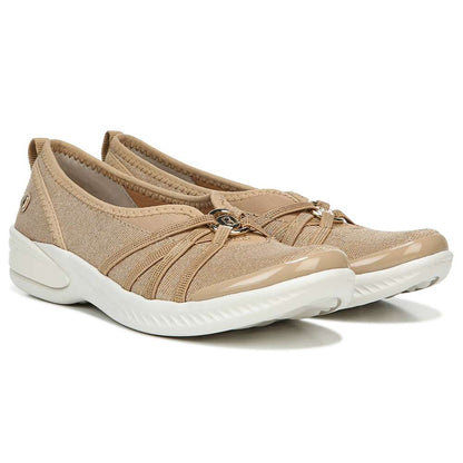 Niche Slip-On - Beige Ribbed Sparkle