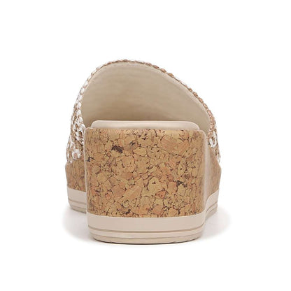 Runaway Slide Wedge Sandal - Beige Multi