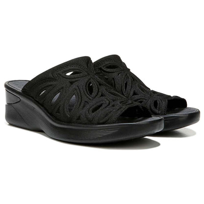 Susie Wedge Sandal - Black