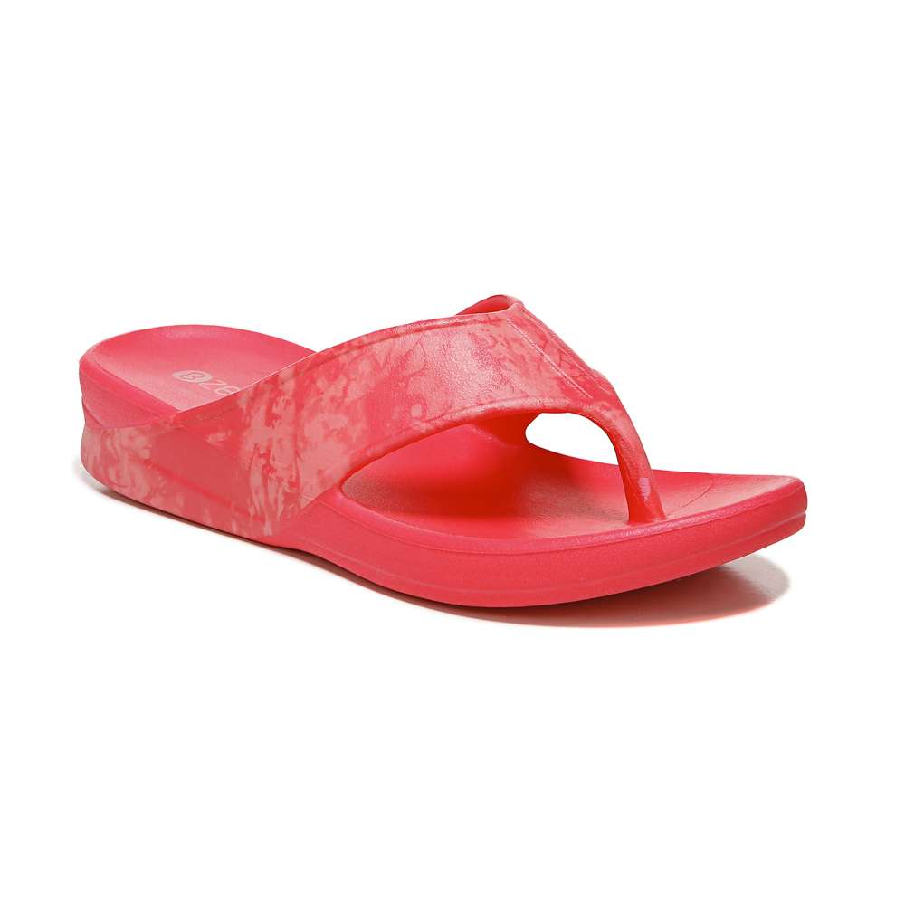 Villa Print Flip Flop Sandal - Pink