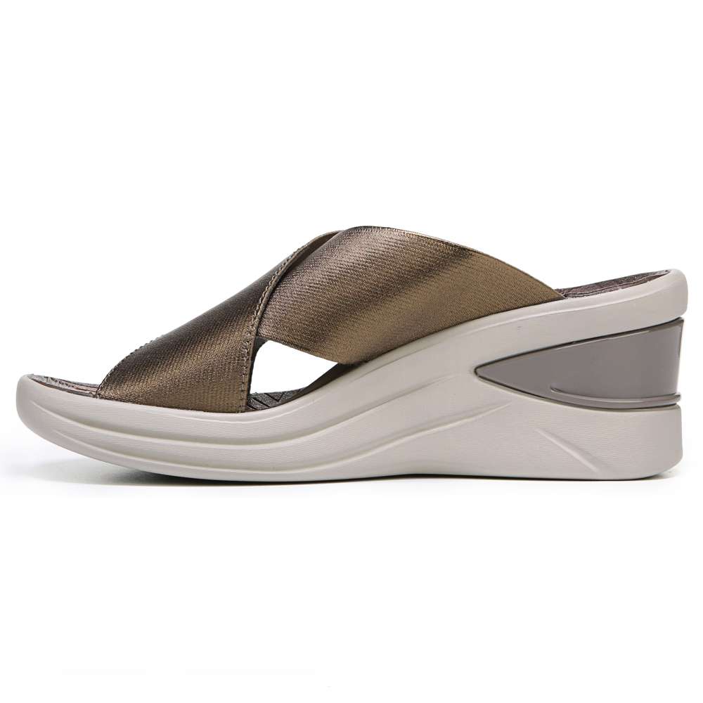 Vista Wedge Sandal - Bronze
