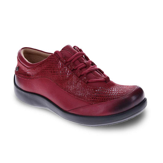 Alberta Lace-Up - Cherry Lizard