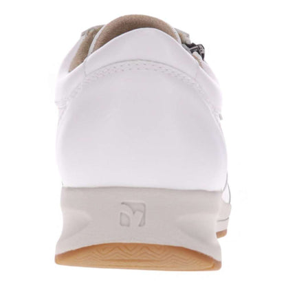 Boston Zip Sneaker - White Perf