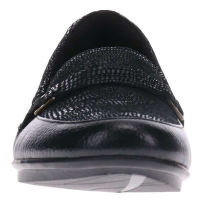 Montmartre Wedge Loafer - Black Pebble