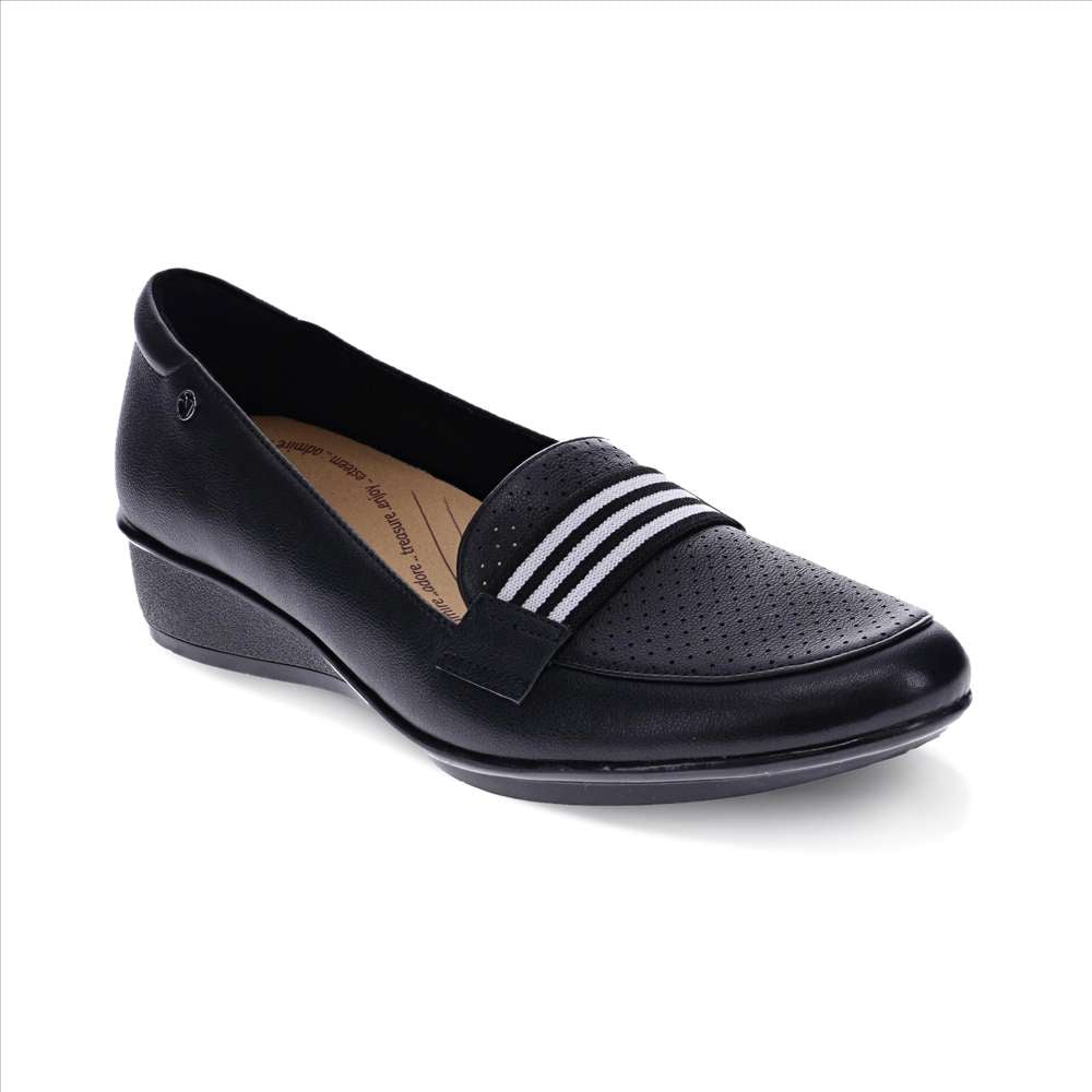 Monte Carlo Wedge Loafer - Black