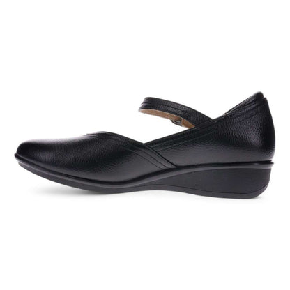 Narita Mary-Jane Flats - Black Pebble