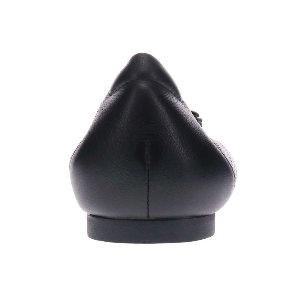 St. Barts Ballet Flats - Black French