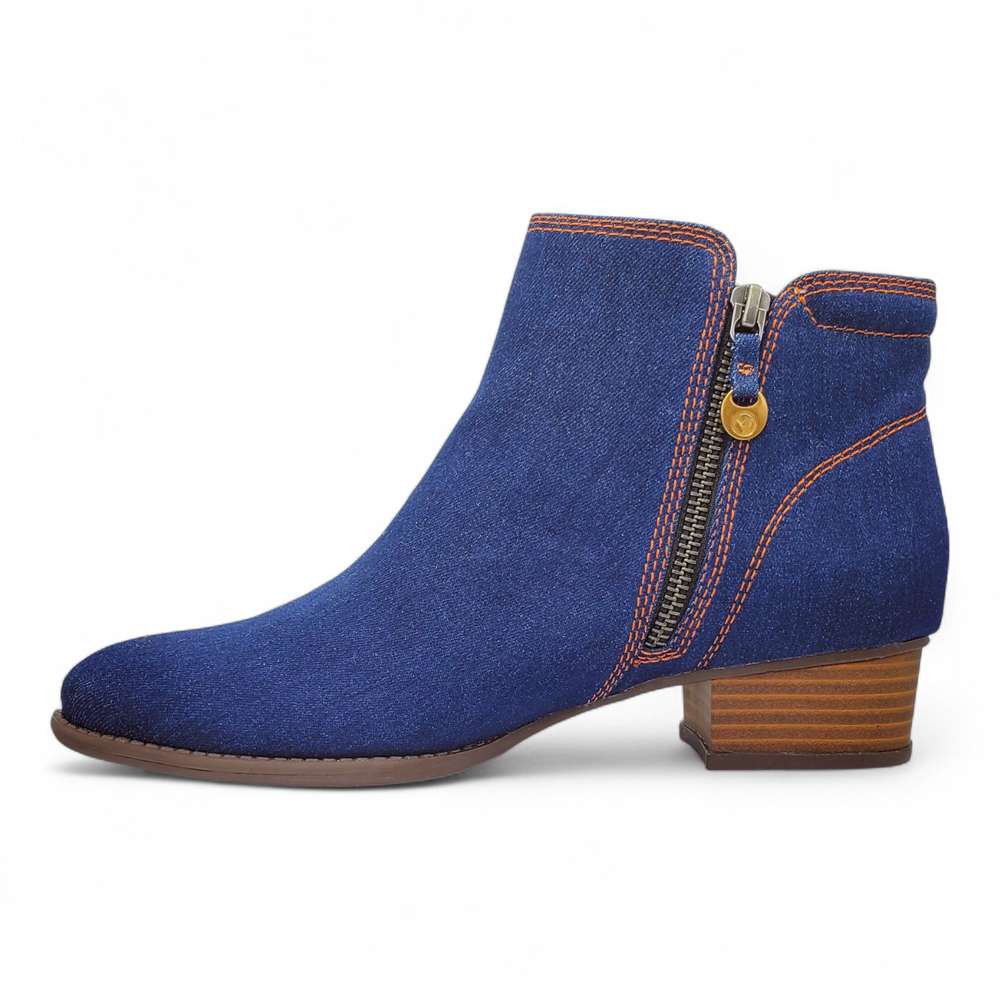 Tiko Ankle Bootie - Denim