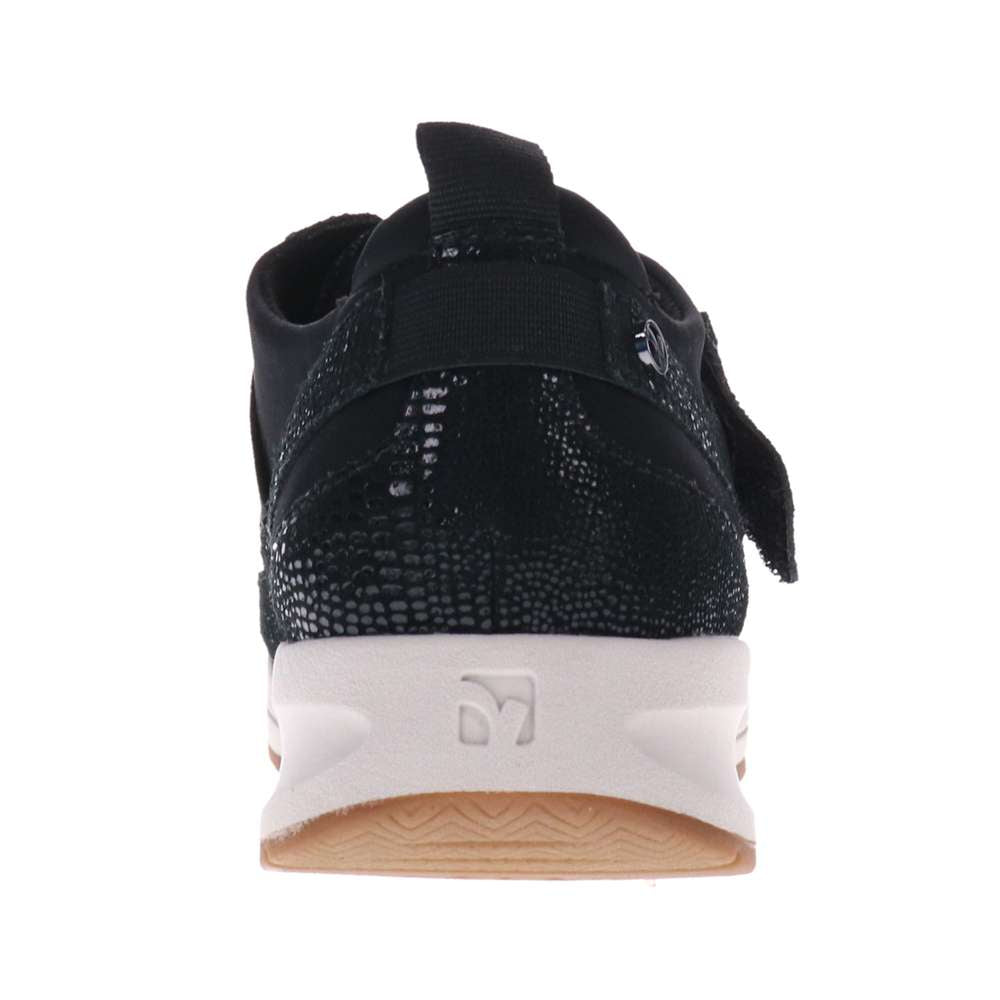 Virginia Adjustable Sneaker - Black Lizard