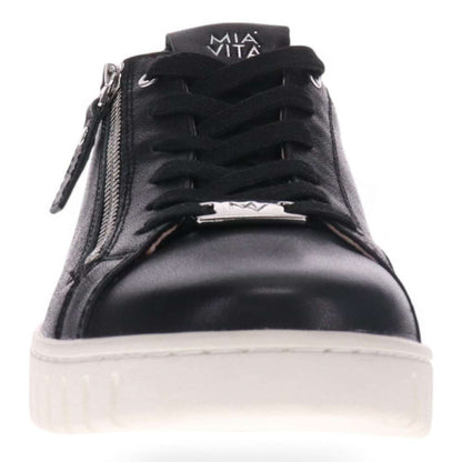 Luna Lace-Up Sneaker - Black