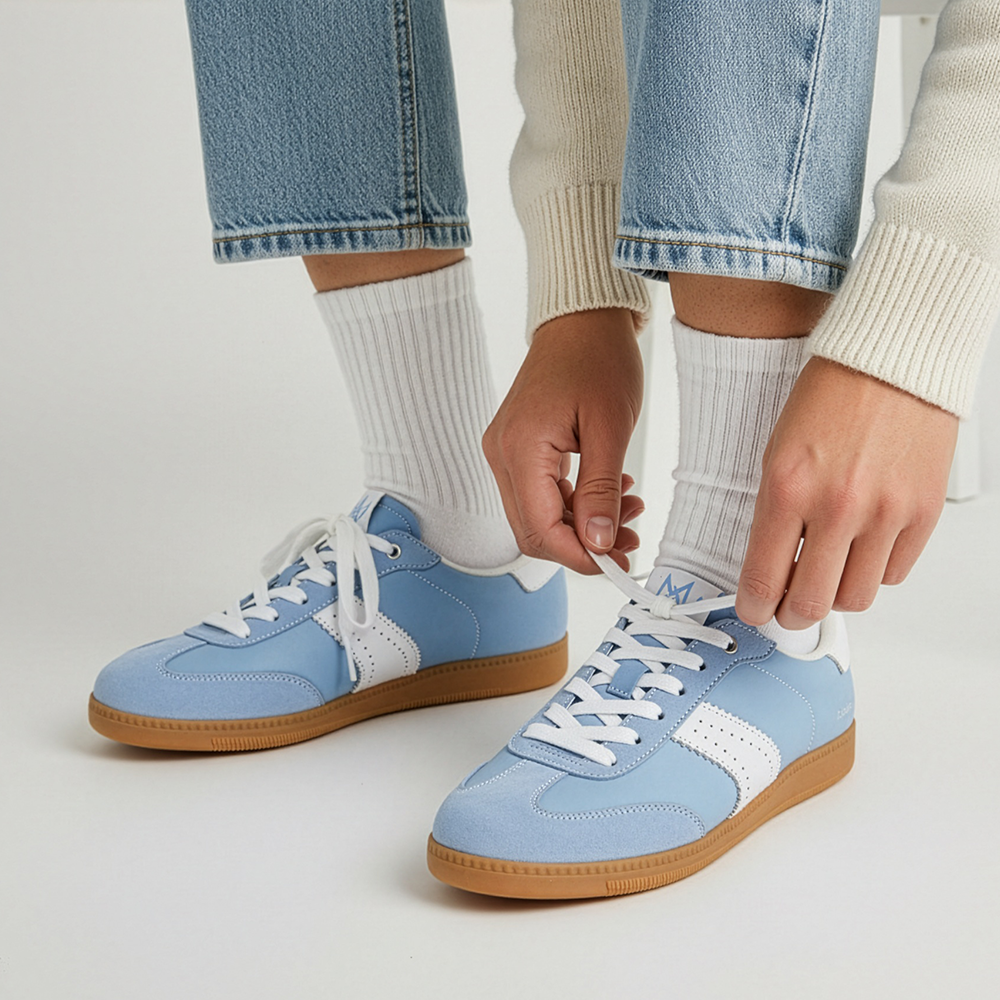 Ramona II Casual Lace-Up Sneaker - Blue/White