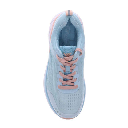 Walker Mesh III Active Sneaker - Lt Blue/Apricot
