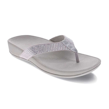 Allora Toe Post Sandal - Silver