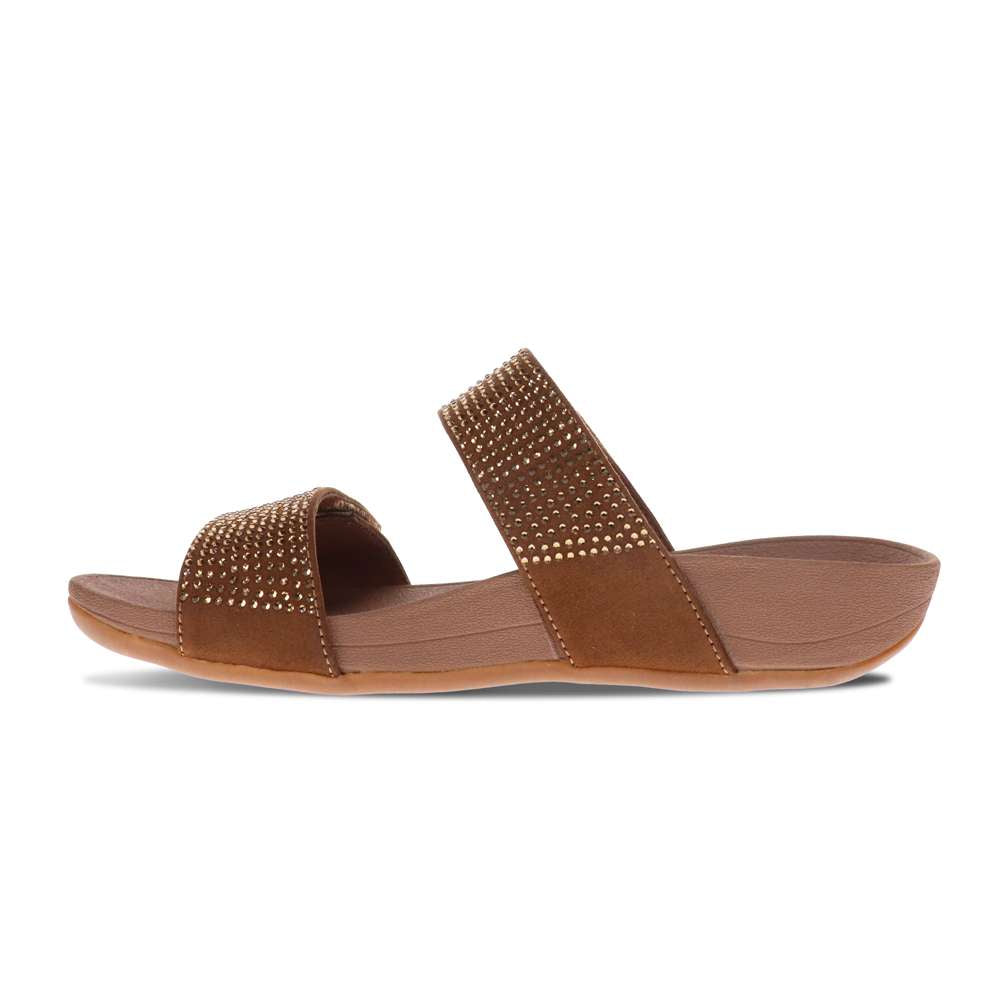 Avoca Slide Sandal - Bronze