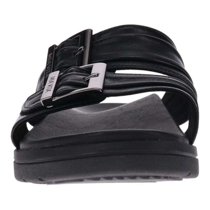 Bowie Slide Sandal - Black/Black