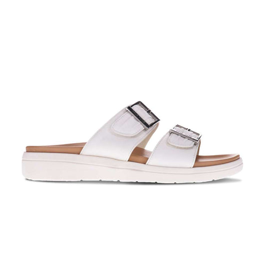 Bowie Slide Sandal - White