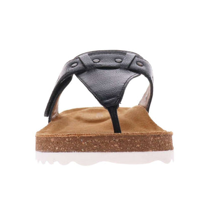Brenda Toe Post Sandal - Black
