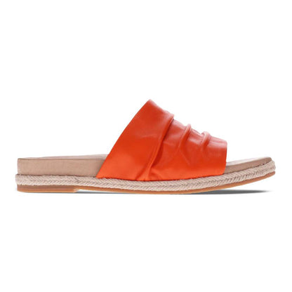 Elle Slide Sandal - Tangerine