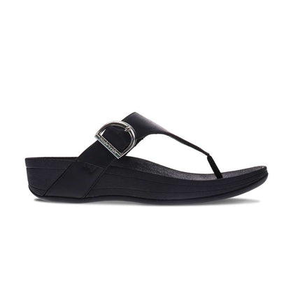 Faith Toe Post Sandal - Black