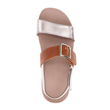 Florini Platform Sandal - Champagne/Tan