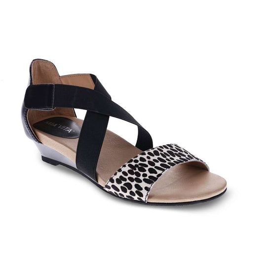 Hydro Wedge Sandal - Black Ocelot