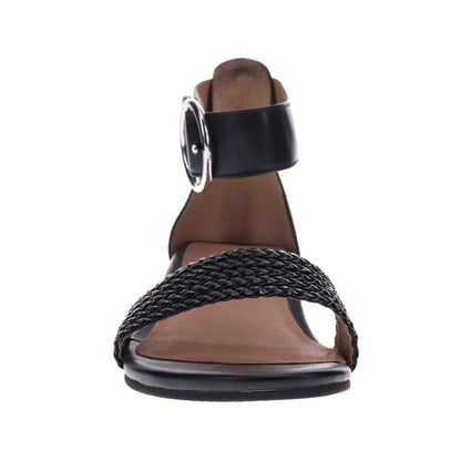 Nasia Wedge Sandal - Black