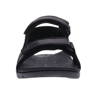 Power Back Strap Sandal - Black