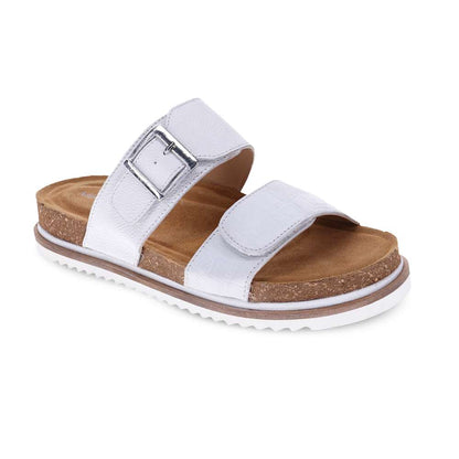 Simone Slide Sandal - White