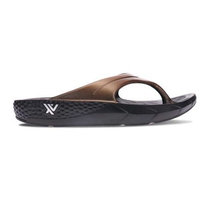 Vitality Toe Post Sandal - Black/Bronze