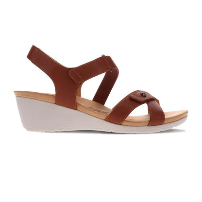 Casablanca Wedge - Cognac