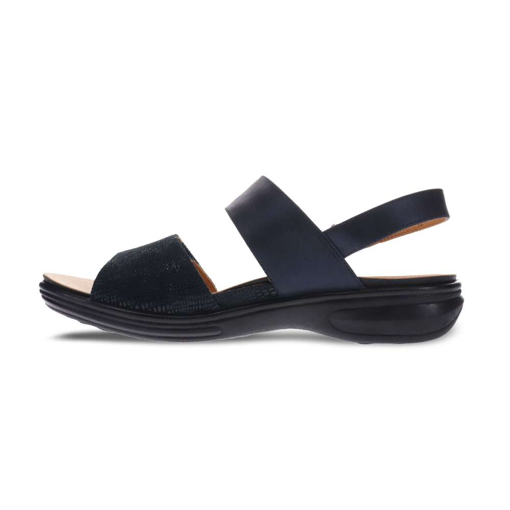 Como Adjustable Sandal - Sapphire/Navy Lizard