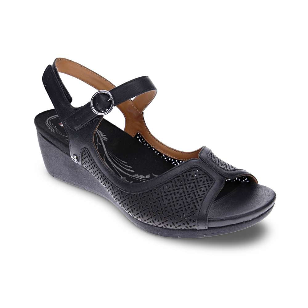 Kaya Wedge - Black French