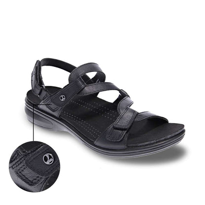 Miami Adjustable Sandal - Black