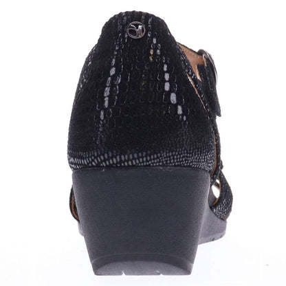 Nassau Wedge - Black Lizard