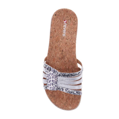 Peru Slide Sandal - Silver Safari