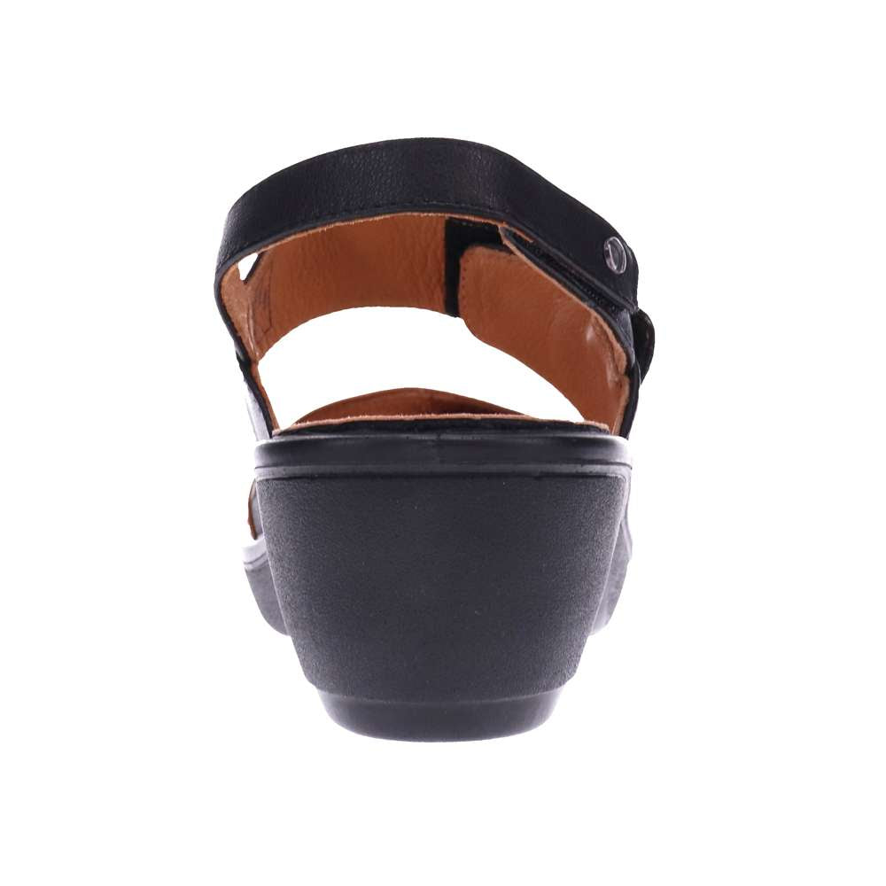 Rosario Wedge - Black/Tan