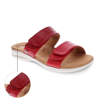 Seaside Slide Sandal - Red French/Croc