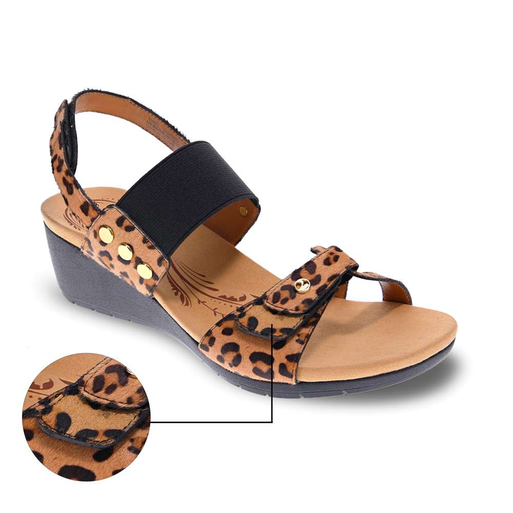 Tahiti Wedge - Leopard