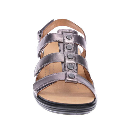 Toledo Backstrap Sandal - Gunmetal