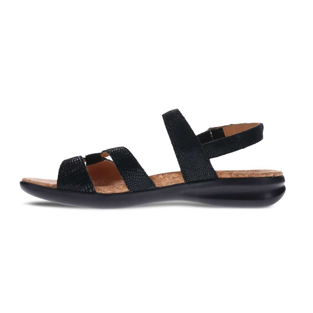 Tulum Adjustable Sandal - Black Lizard