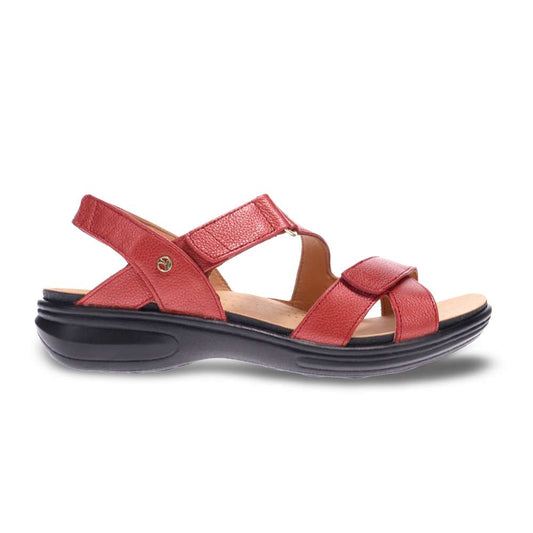 Zanzibar Adjustable Sandal - Ruby Metallic