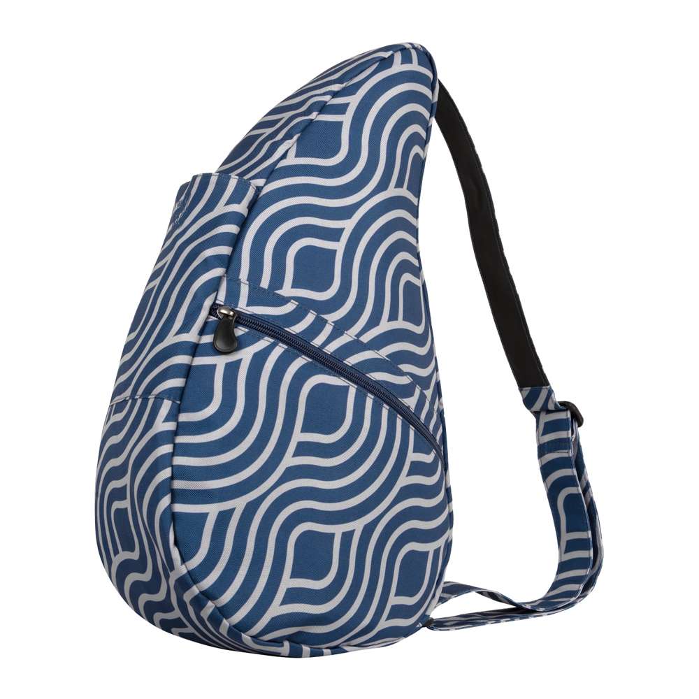 Reversible Print Backpack Medium - Blue Wave