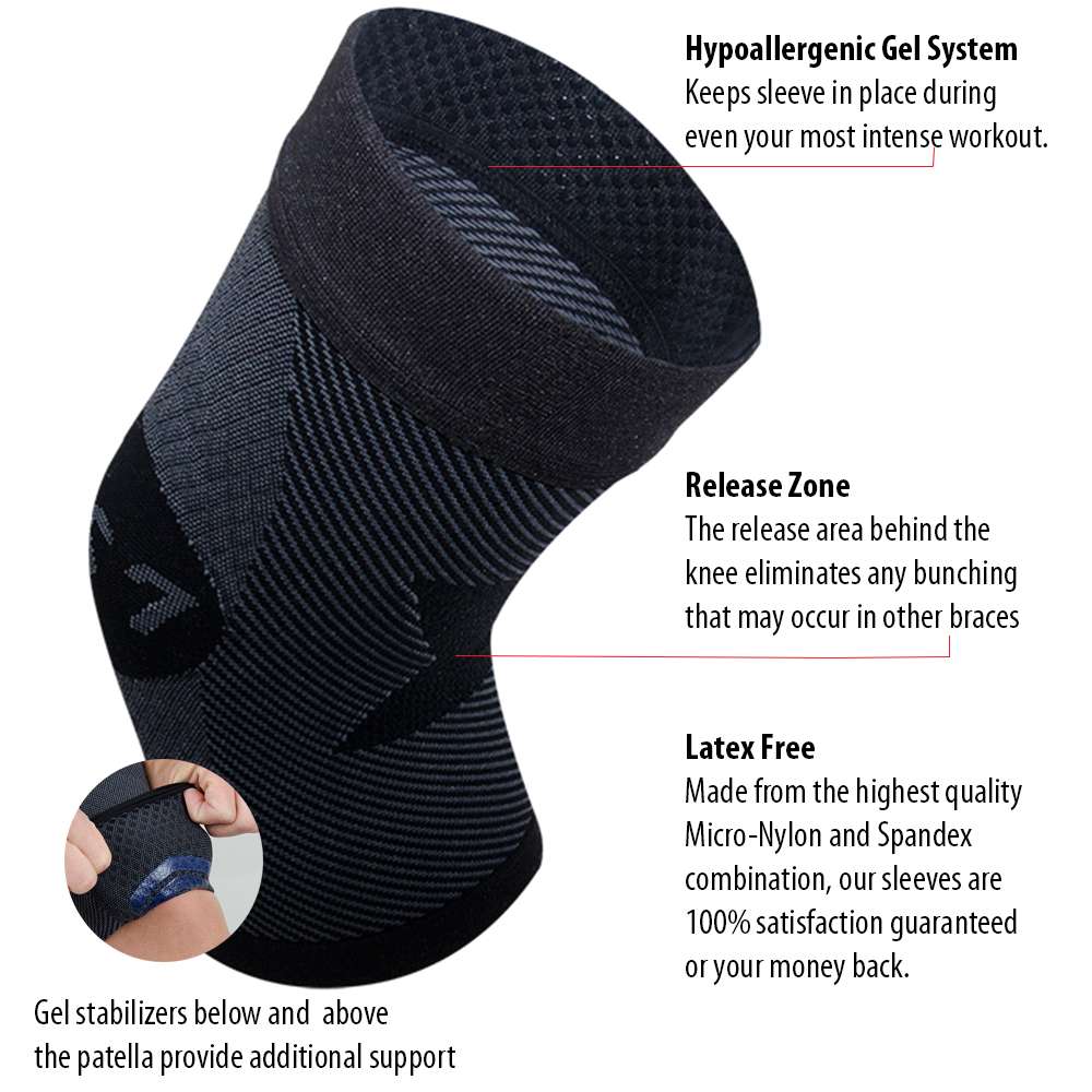 Knee Compression Sleeve Brace (KS7) - Natural