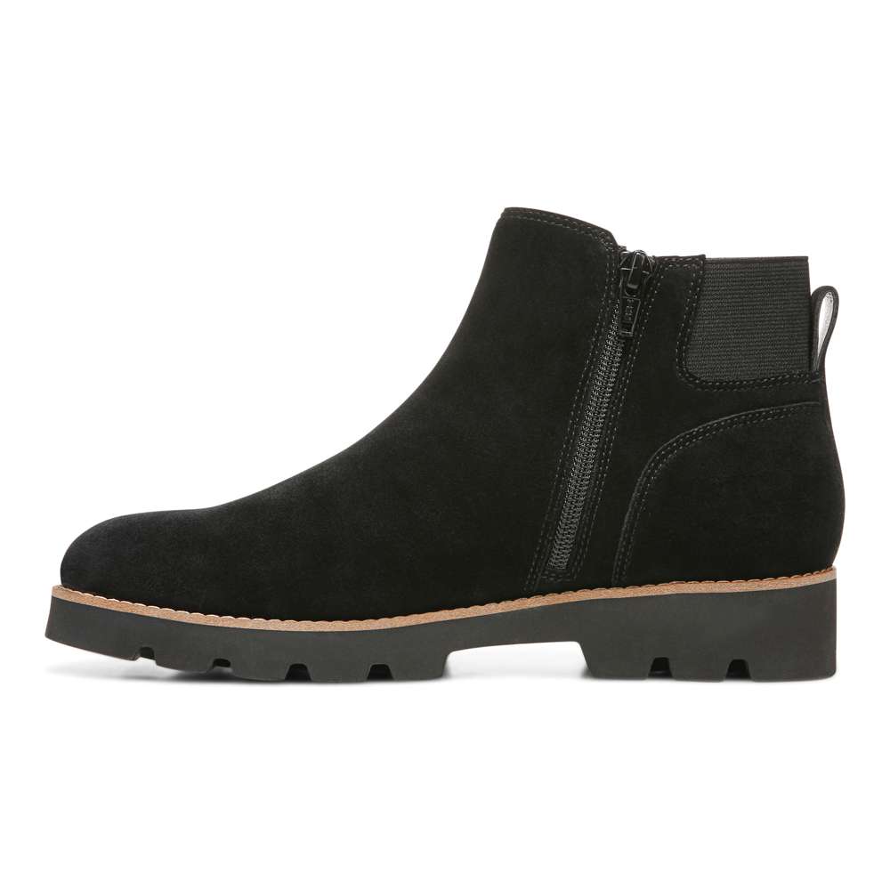 Brionie Chelsea Boot - Black Suede