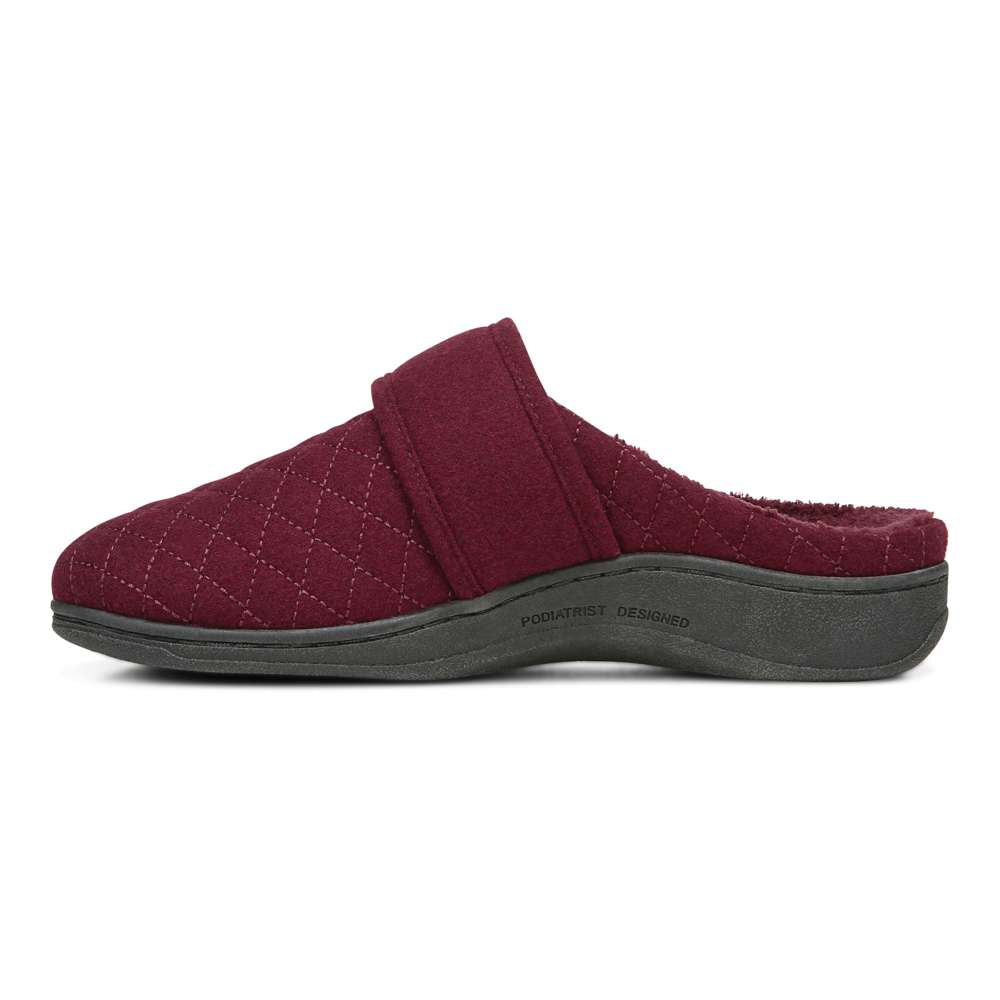 Carlin Mule Slipper - Wine
