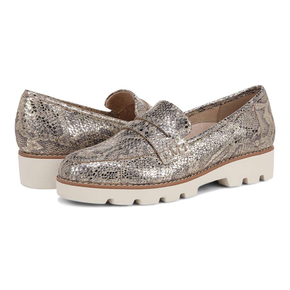 Cheryl 2 Loafer - Gold Snake
