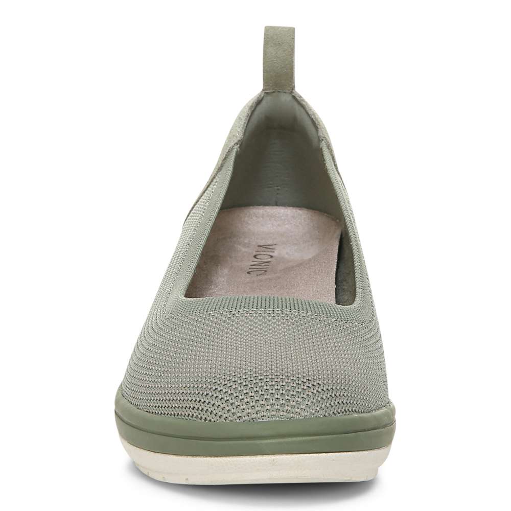 Jacey Knit Wedge - Army Green