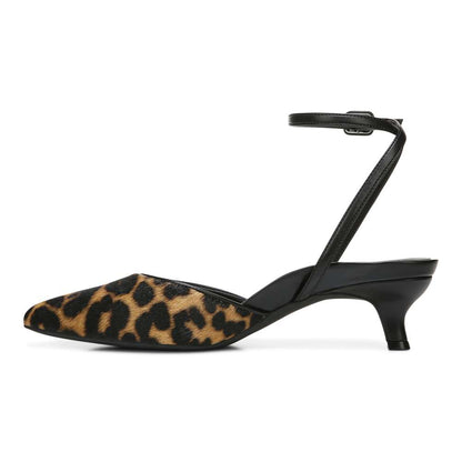 Jacynda Kitten Heel - Tan Leopard