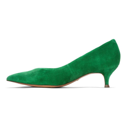 Josie Kitten Heel - Green