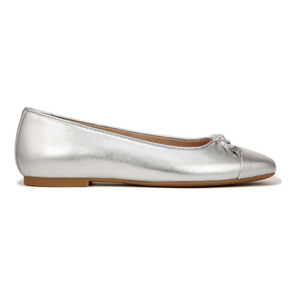 Klara Flat - Silver Leather